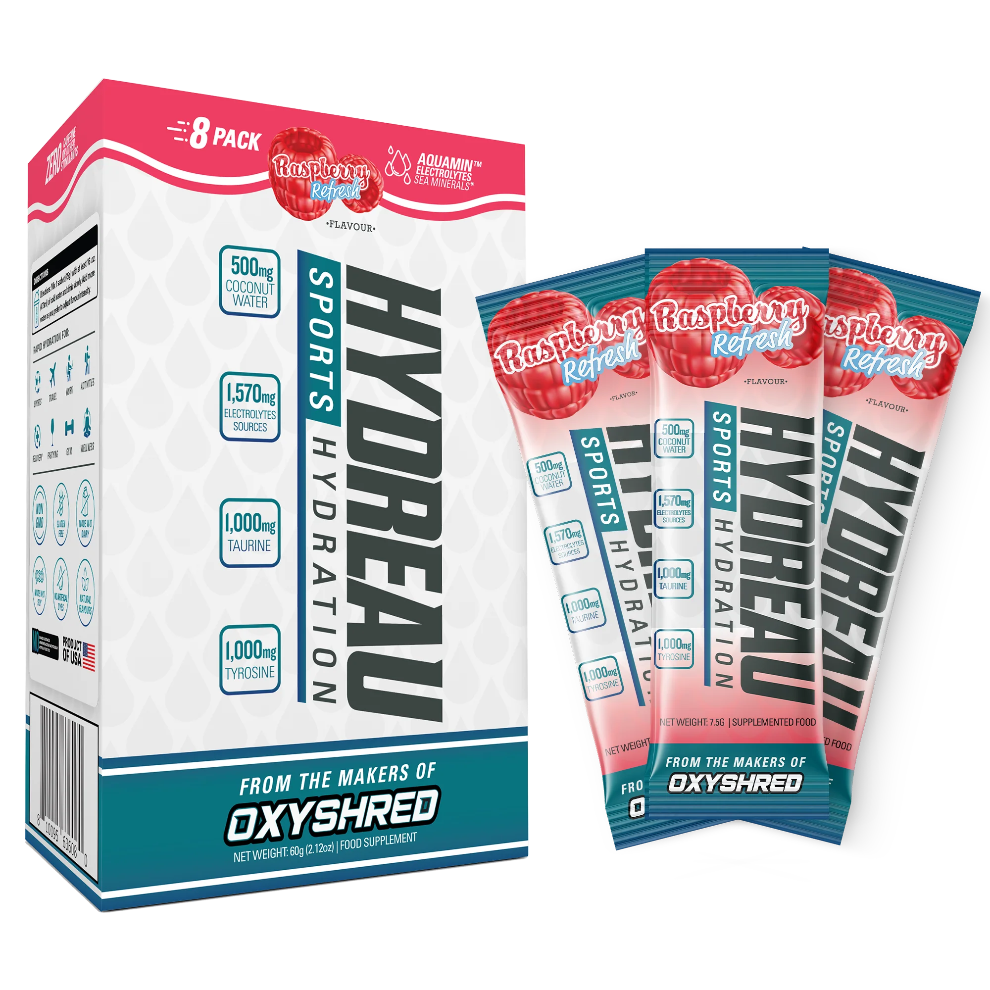 HYDREAU - Sports Hydration Stick Pack (8) - Image 2