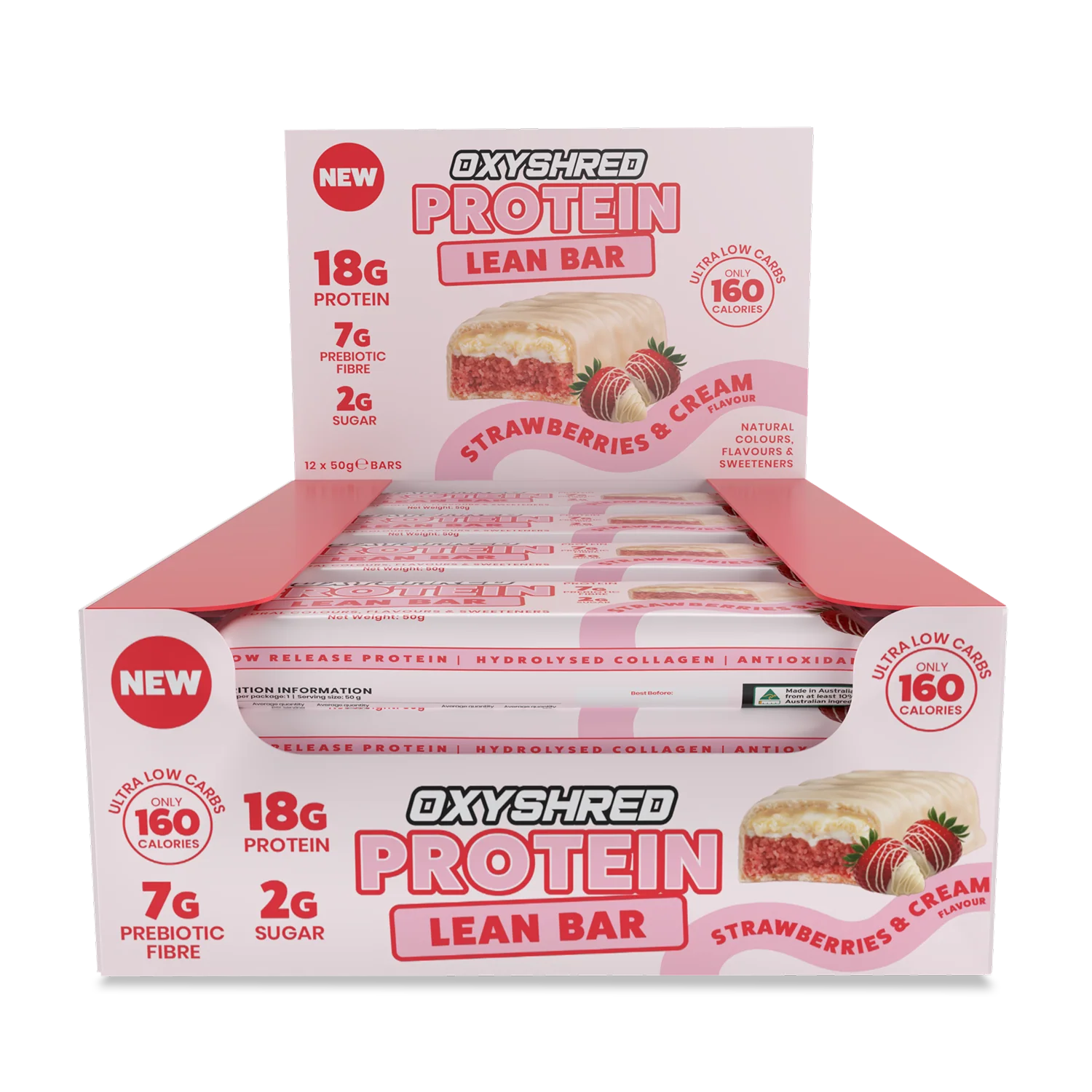 OxyShred Lean Protein Bars (12-Pack) - Image 10