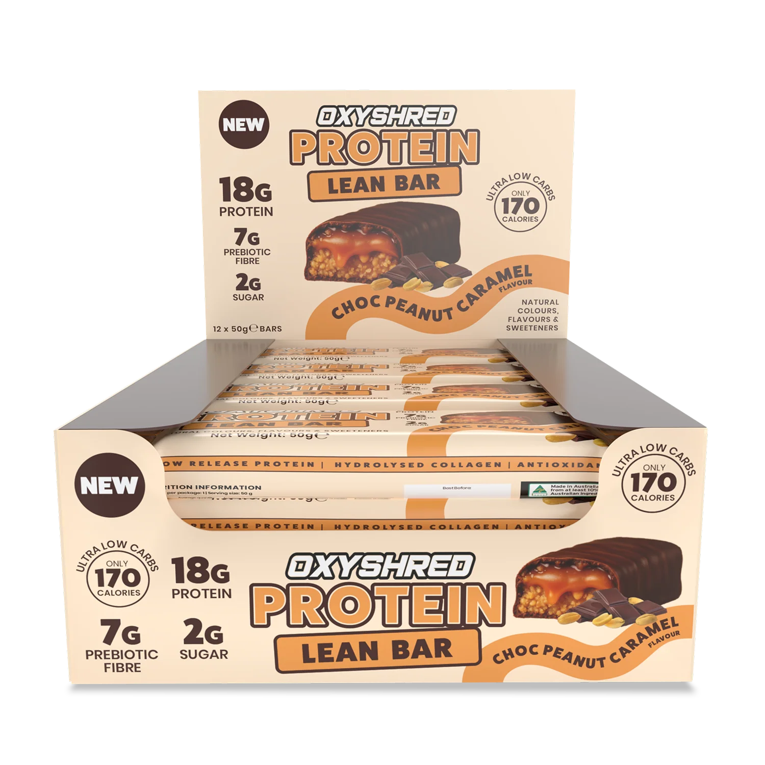 OxyShred Lean Protein Bars (12-Pack) - Image 8