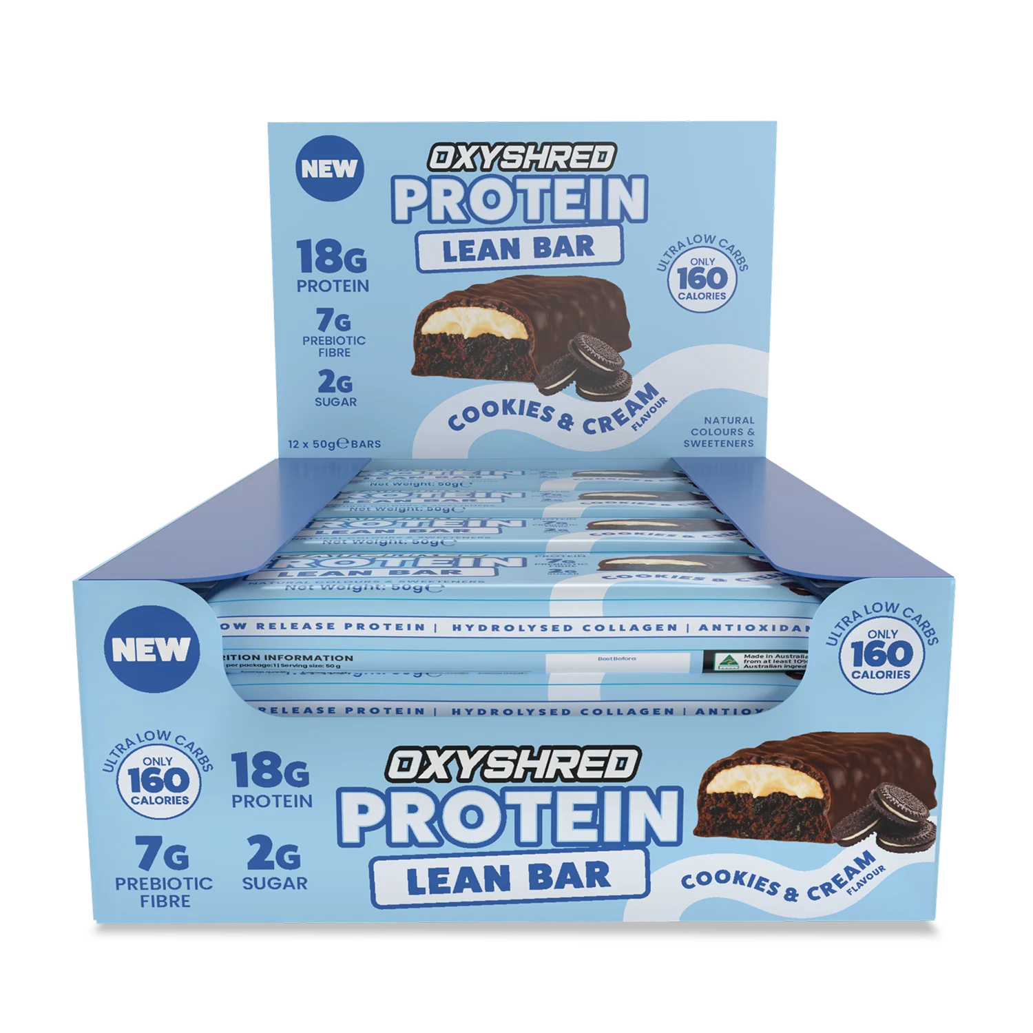 OxyShred Lean Protein Bars (12-Pack) - Image 9